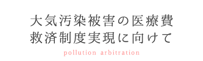 大気汚染被害の医療費救済制度実現に向けて